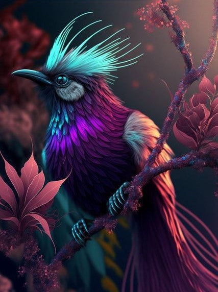 Diamond Painting AB Drills Bird*