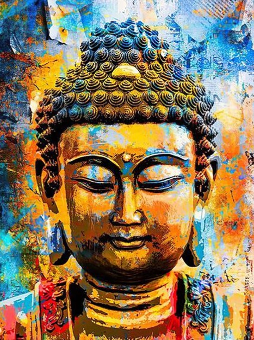 Diamond Painting Buddha Color Art*
