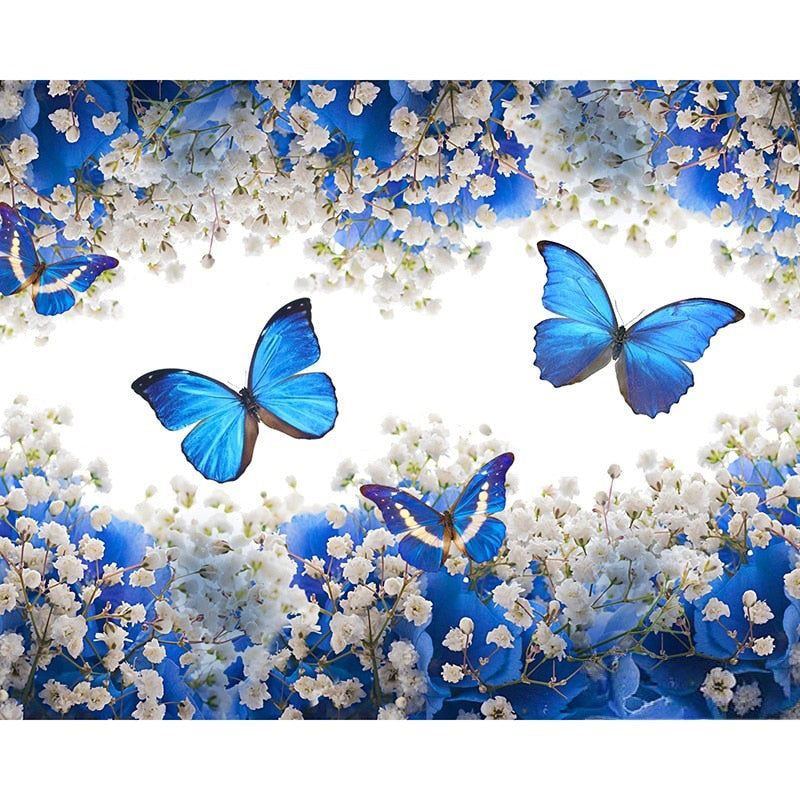 Diamond Painting Blue Butterflies