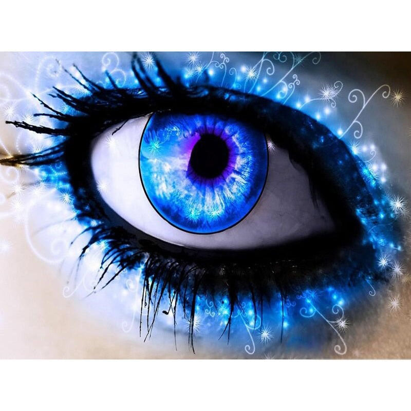 Diamond Painting Blue Eye