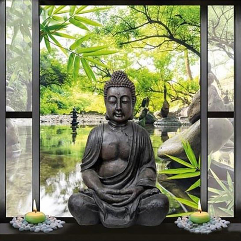 Diamond Painting Buddha In Window