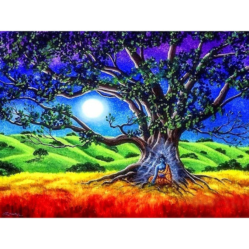 Diamond Painting Chakra Tree