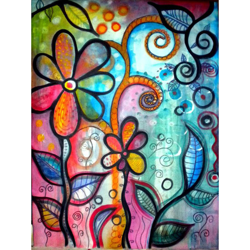 Diamond Painting Color Flower Art