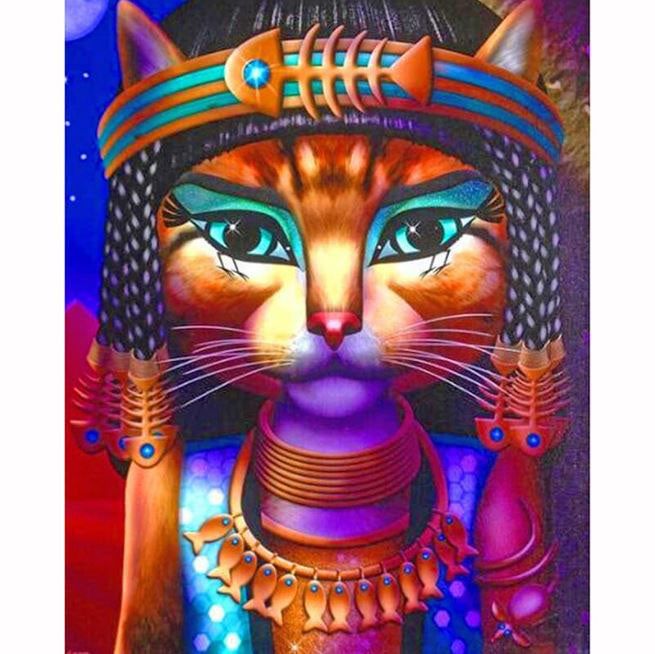 Diamond Painting Katt Egypten*