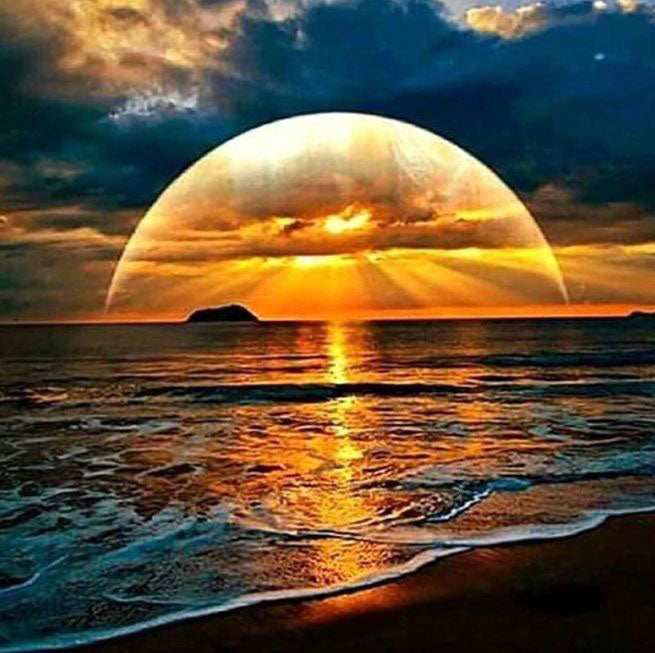 Diamond Painting Sunset*