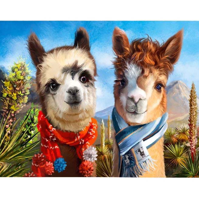 Diamond Painting Alpaca*
