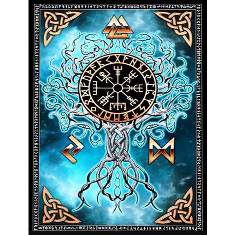 Diamond Painting Runträd*