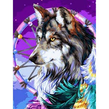 Ladda upp bild till gallerivisning, Diamond Painting Drömfångare Varg*
