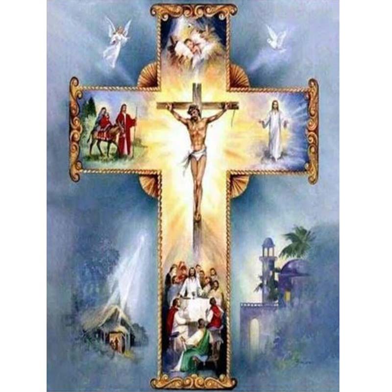 Diamond Painting Jesu kors*