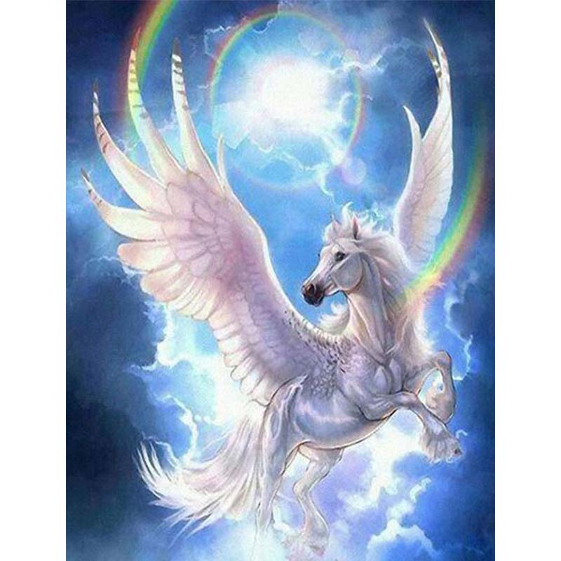 Diamond Painting Bevingad Pegasus*