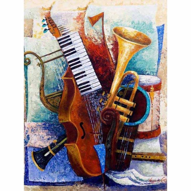 Diamond Painting Musikinstrument*