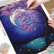 Ladda upp bild till gallerivisning, Diamond Painting Träd Och Måne*
