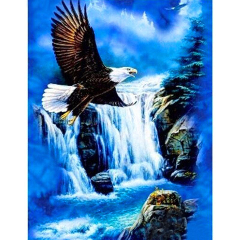 Diamond Painting Eagle Waterfall