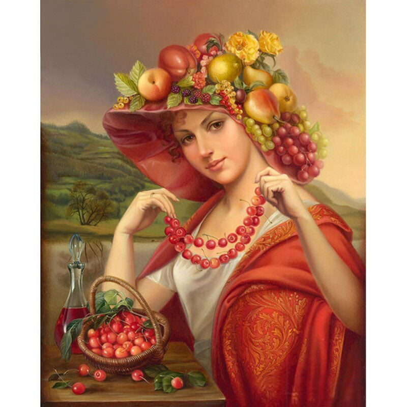 Diamond Painting Fruit Lady