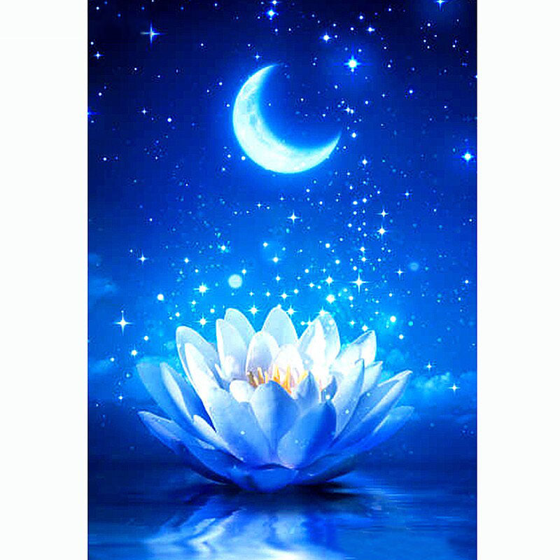 Diamond Painting Lotus Ans Moon