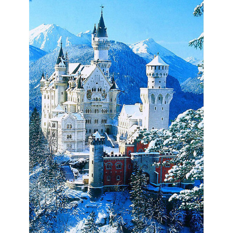 Diamond Painting Snow Castle