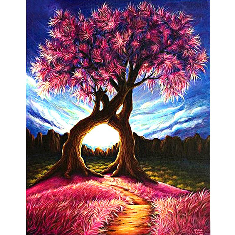 Diamond Painting Twin Tree