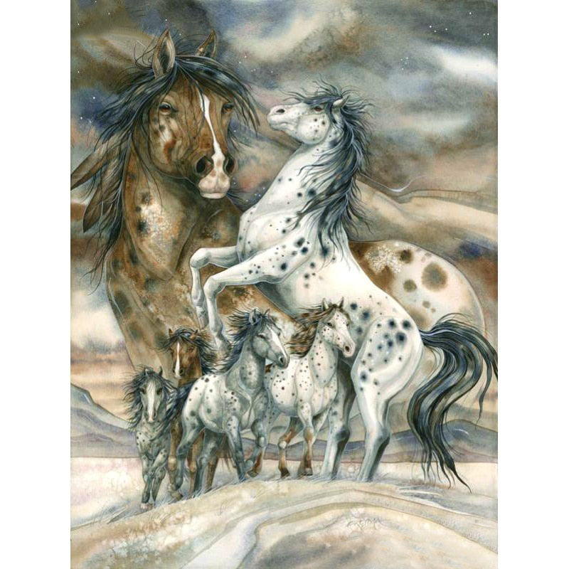 Diamond Painting Wild Horses