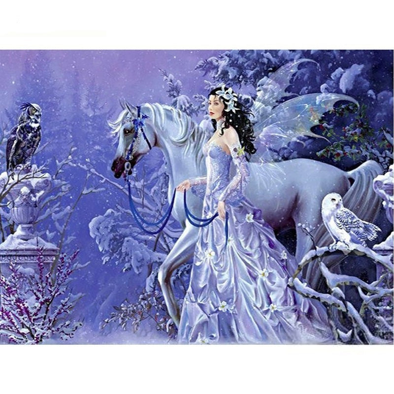 Diamond Painting Winter Fairy