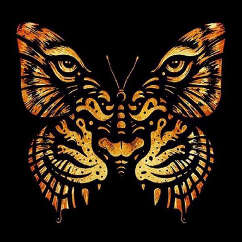 Diamond Painting Tiger Butterfly