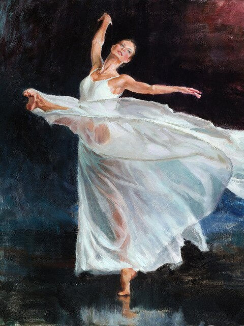 Diamond Painting White Dancer