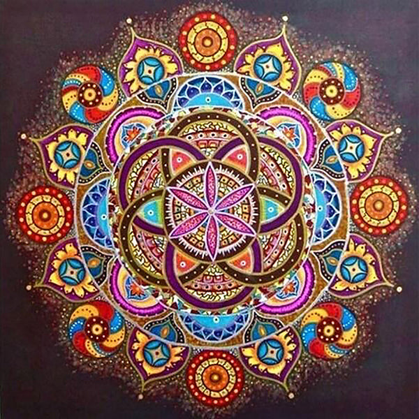 Diamond Painting Mandala Colors