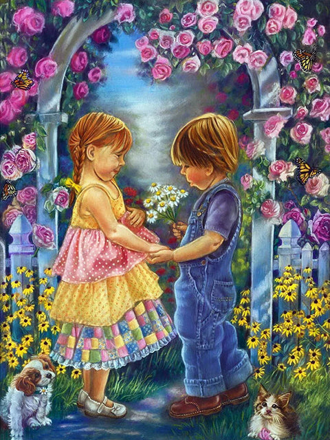 Dimaond Painting Young Love