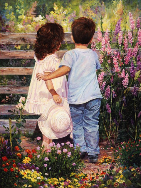 Diamond Painting Boy And Girl