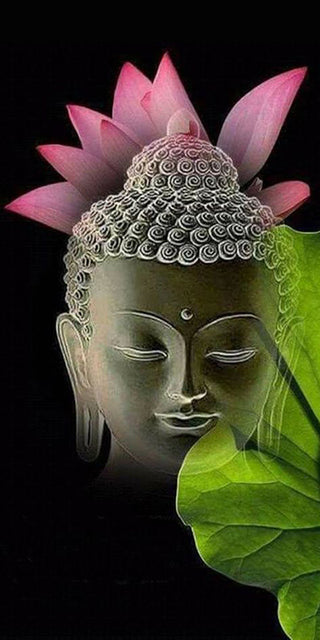 Diamond Painting Buddha Lotus